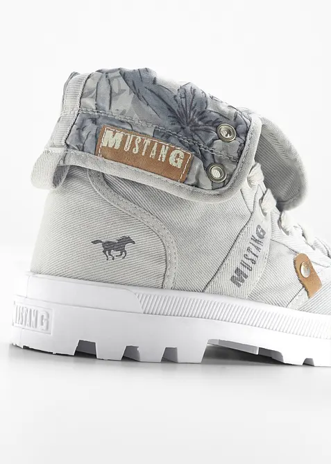 Mustang High-Top-Sneaker aus Baumwoll-Canvas, Mustang