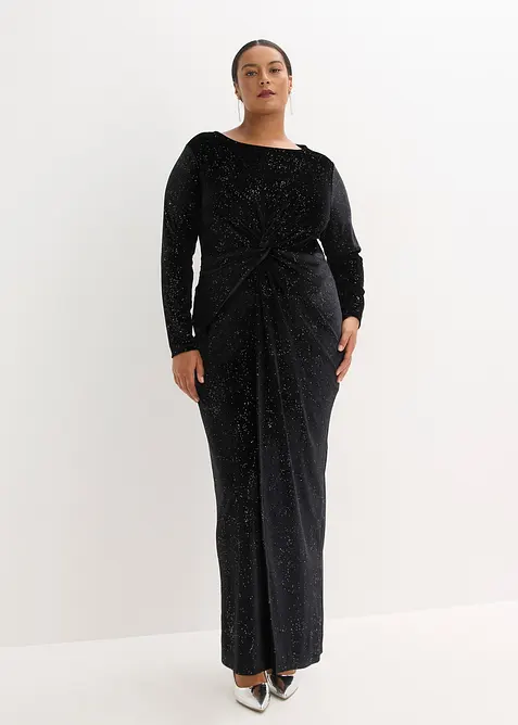 Abendkleid mit Glitzer, bonprix