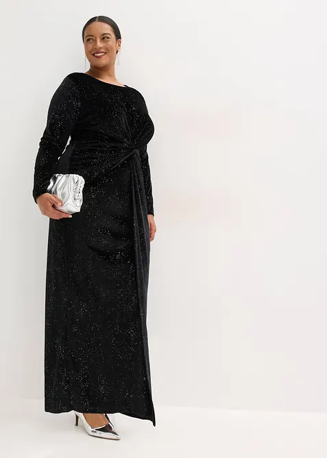 Abendkleid mit Glitzer, bonprix