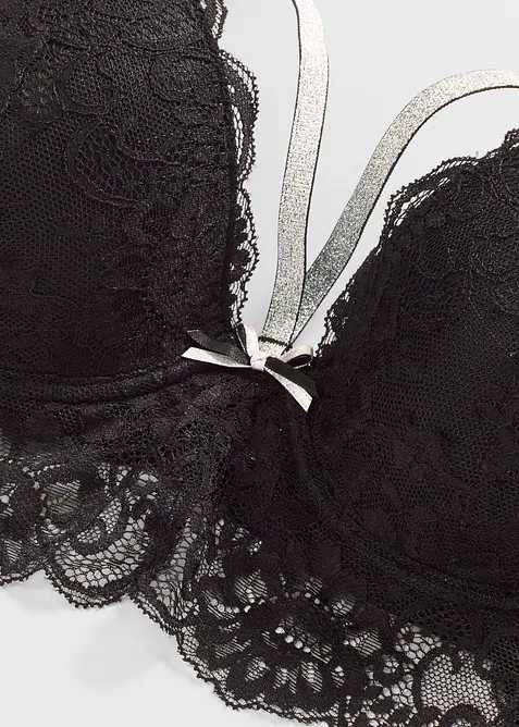 Schalen-BH mit glitzerndem Träger, bonprix