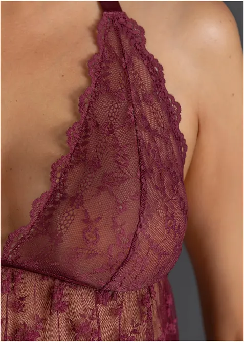 Neckholderkleid aus Spitze, bonprix