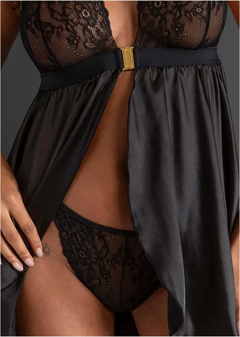 Babydoll + string (ens. 2 pces), bonprix