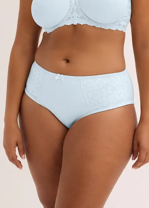 Maxislip mit zarter Spitze (2er Pack), bonprix