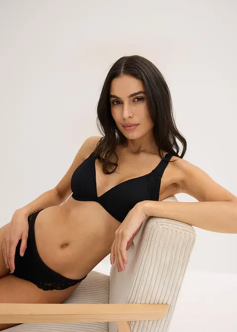 Soutien-gorge c&ocirc;tel&eacute; &agrave; coques, sans armatures, bonprix