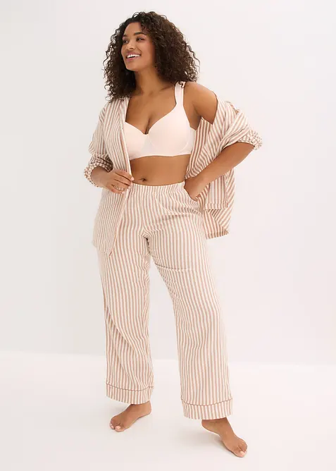 Lot de 2 soutiens-gorge coton &agrave; coques et armatures, bonprix