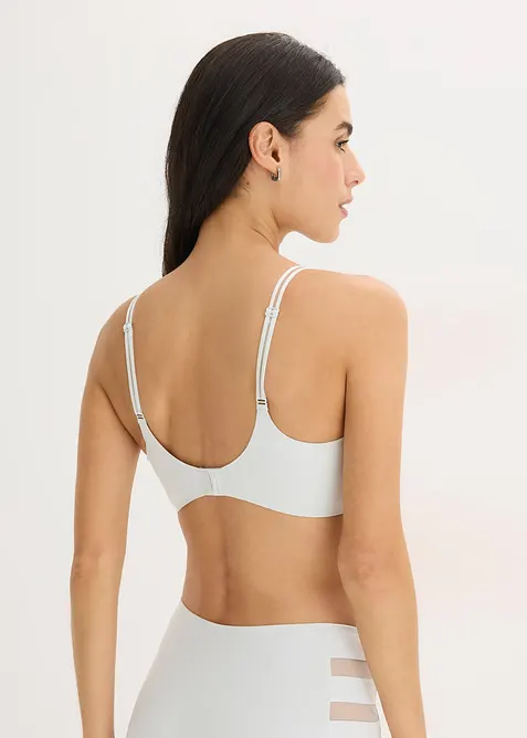 Feel Comfort Schalen-BH ohne B&uuml;gel ​mit Mesheinsatz, bonprix