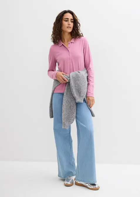 Piqu&eacute;-Poloshirt aus reiner Bio-Baumwolle, bonprix