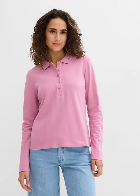 Piqu&eacute;-Poloshirt aus reiner Bio-Baumwolle, bonprix