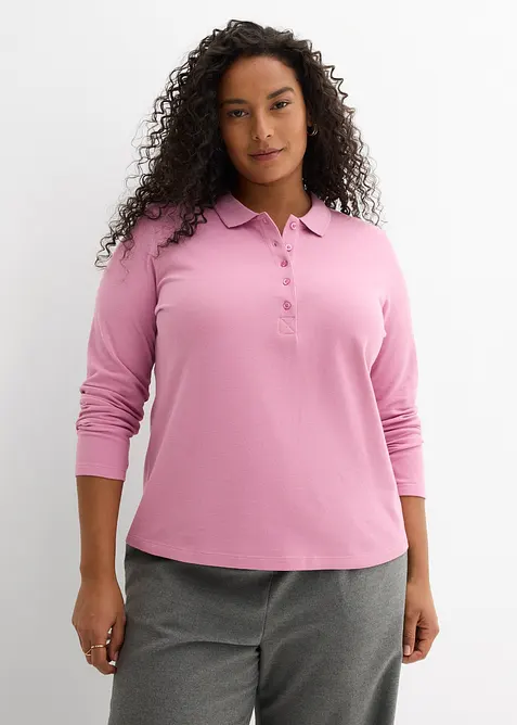 Piqu&eacute;-Poloshirt aus reiner Bio-Baumwolle, bonprix