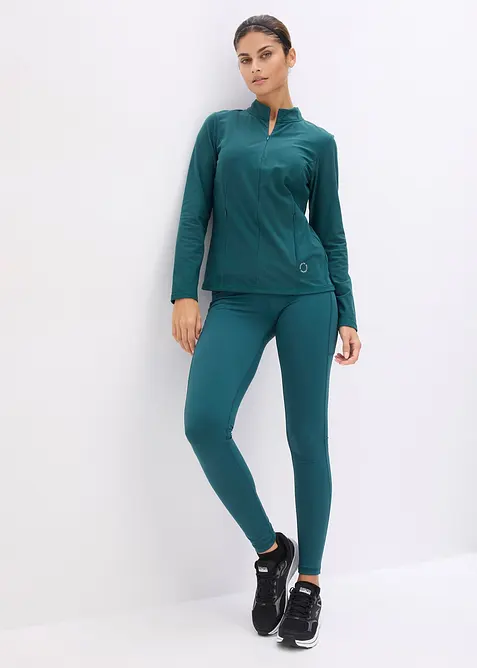 Thermo Funktionsjacke mit halben Rei&szlig;verschluss, schnelltrocknend, bonprix