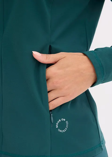 Veste thermique &agrave; s&eacute;chage rapide, partiellement zipp&eacute;e, bonprix