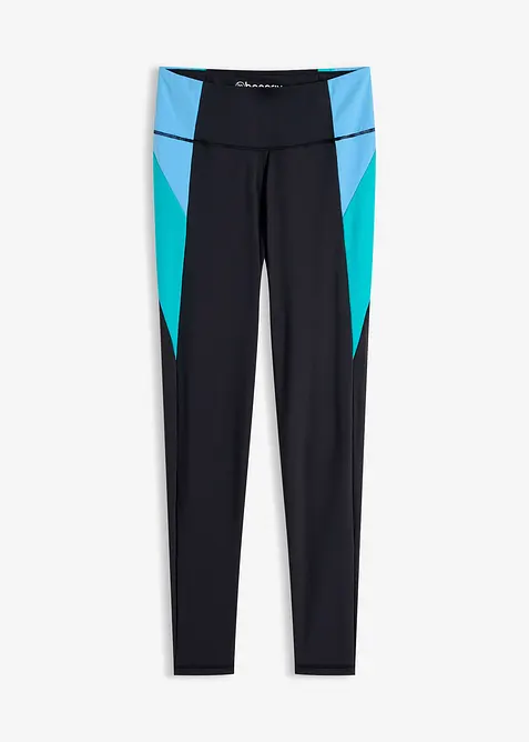 Legging de sport confortable &agrave; bande contrastante, s&eacute;chage rapide, bonprix