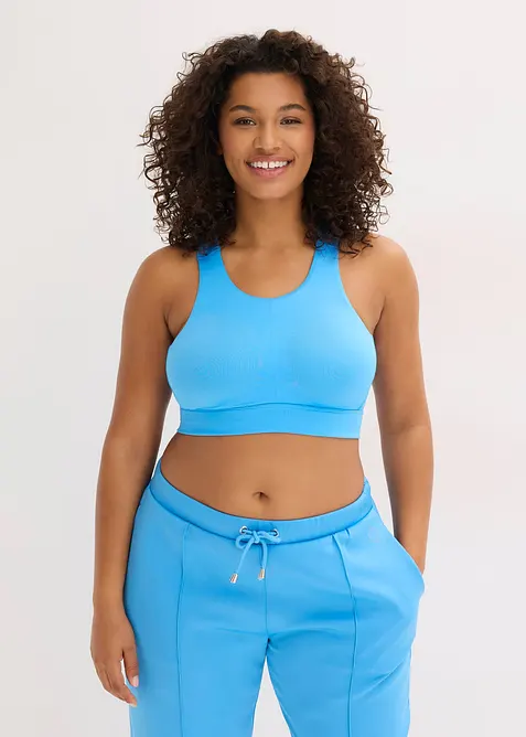 Soutien-gorge de sport dos nageur, maintien l&eacute;ger, bonprix