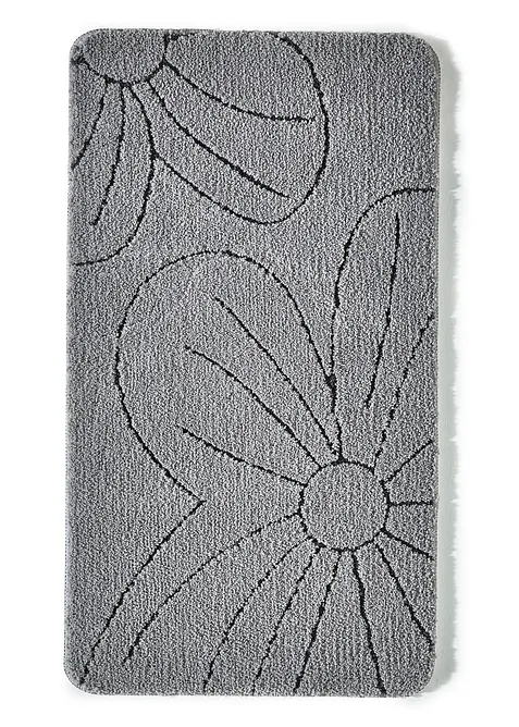 Tapis de salle de bain tufté avec motif en relief, bonprix