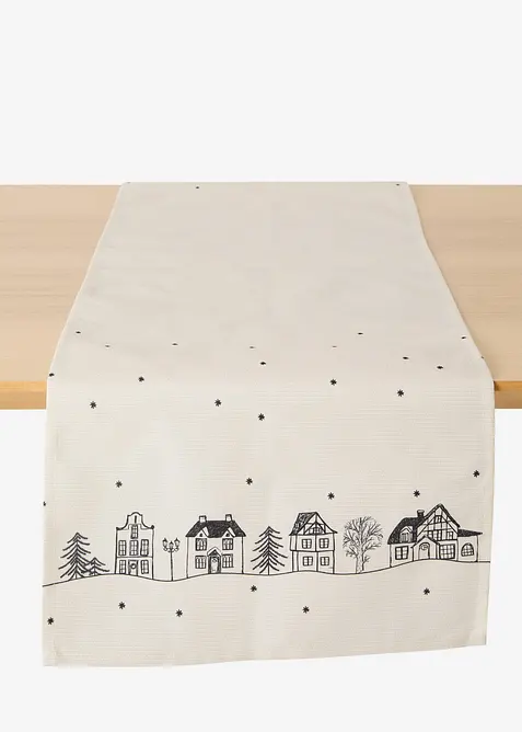 Tischläufer mit Winter Motiv, wasserabweisend, bonprix