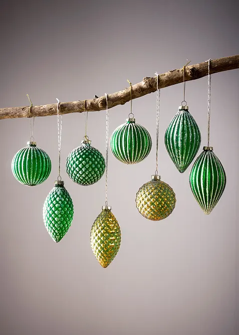 Weihnachtskugeln (8-tlg. Set), bonprix