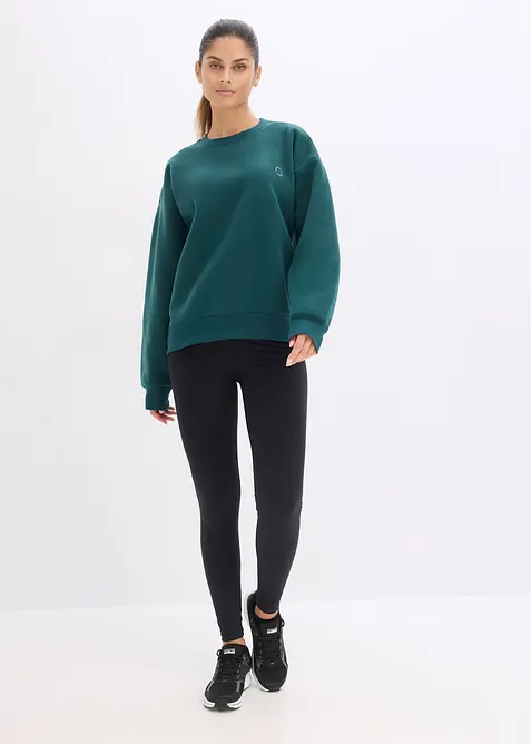 Oversized Thermo-Sweatpullover, schnelltrocknend, bonprix