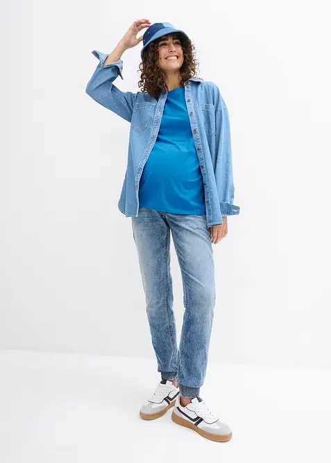 Umstandsshirts aus Bio-Baumwolle (2er Pack), bonprix