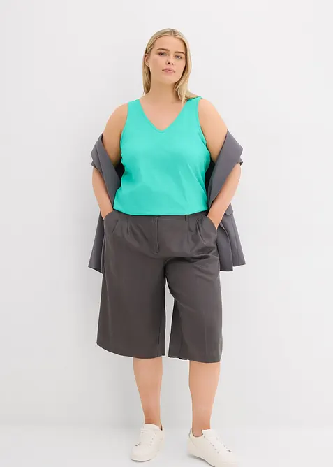 Tanktop  aus reiner Bio-Baumwolle (2er Pack), bonprix