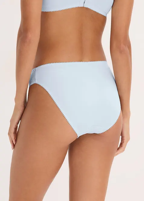 Lot de 2 slips avec dentelle, bonprix