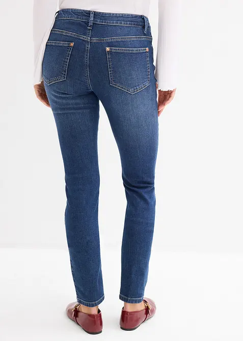 Skinny Jeans Mid Waist, Bio Baumwolle, bonprix