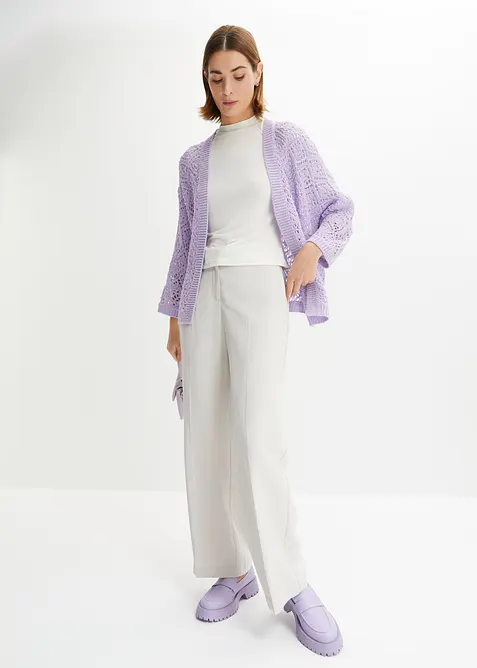 Ajour-Strickjacke, bonprix