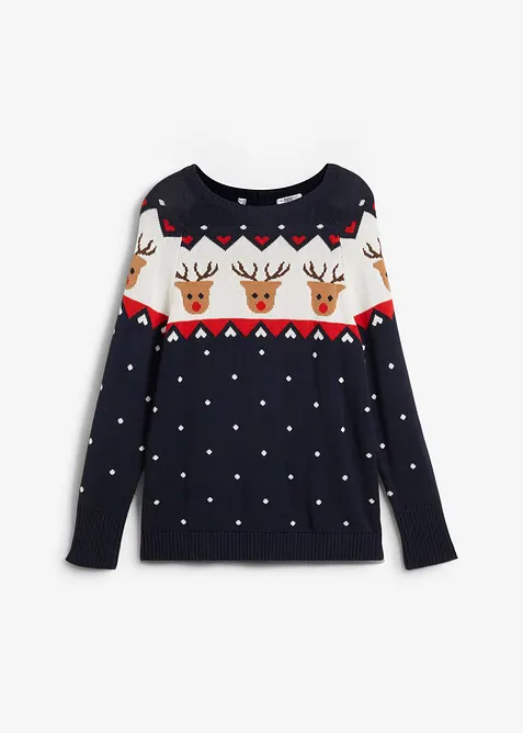 Pull de Noël renne, bonprix