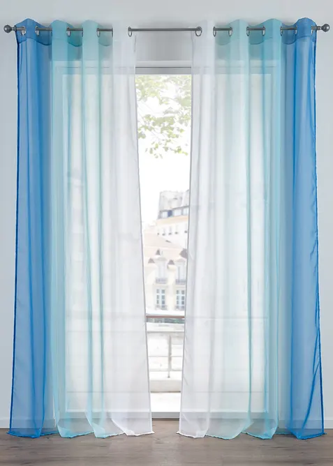 Gardinen aus leichtem Voile, auch in extra lang (2er Pack), bonprix