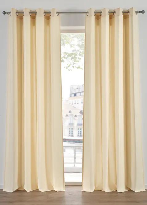 Rideau en microfibre (2&nbsp;pces), bonprix