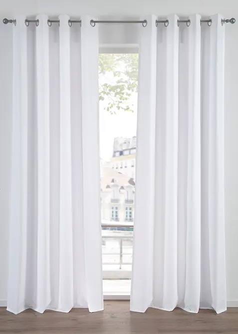 Vorh&auml;nge aus Microfaser (2er Pack), bonprix