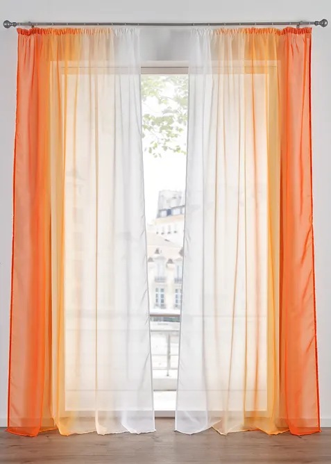 Gardinen aus leichtem Voile, auch in extra lang (2er Pack), bonprix