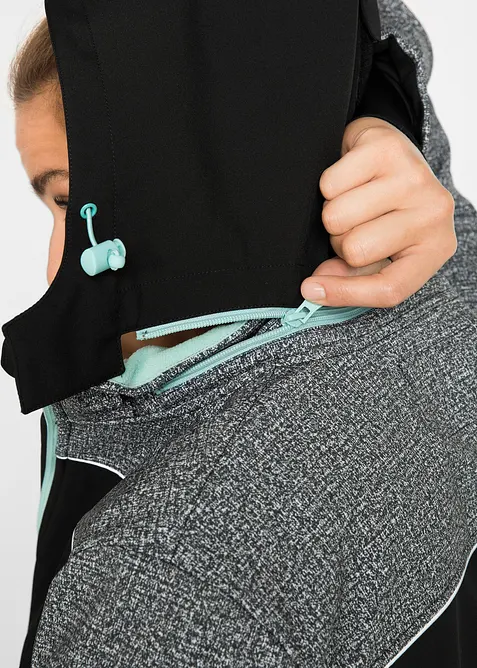 wasserabweisende Softshelljacke mit reflektierenden Details, bonprix