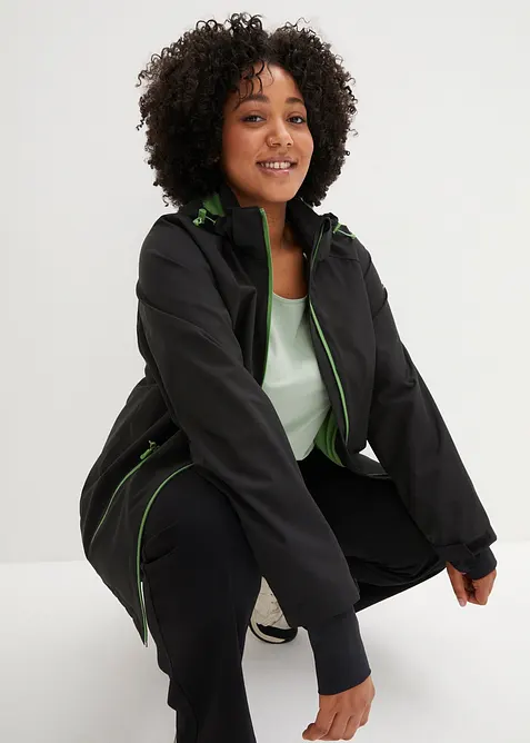 Wasserdichte Funktions-Jacke mit reflektierenden Details, bonprix