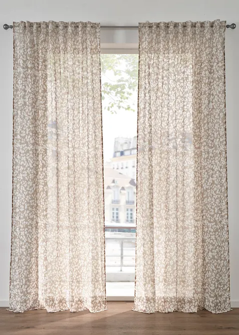 Gardinen aus Batist (2er Pack), bonprix