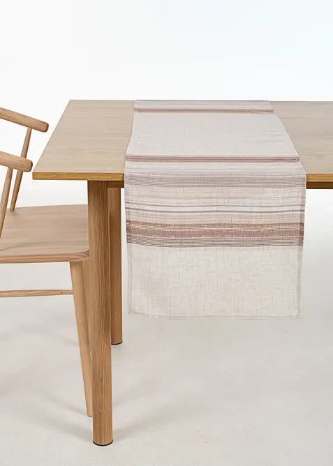 Tischl&auml;ufer mit Leinenanteil, bonprix