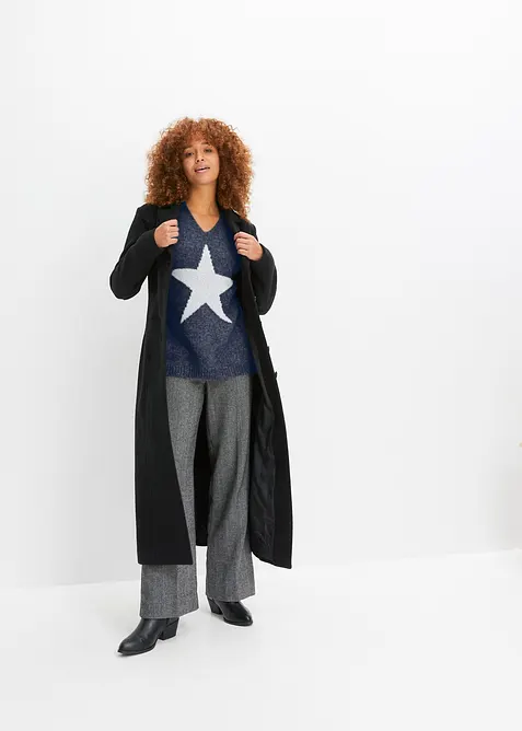 Pull motif &eacute;toile, bonprix