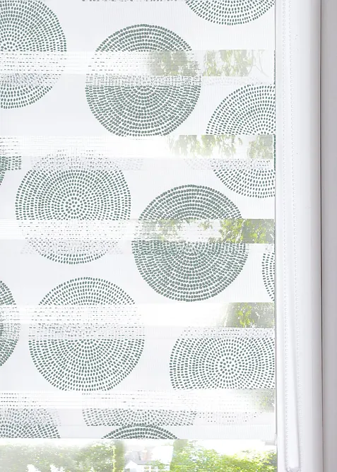 Doppelrollo mit Kreisen, bonprix