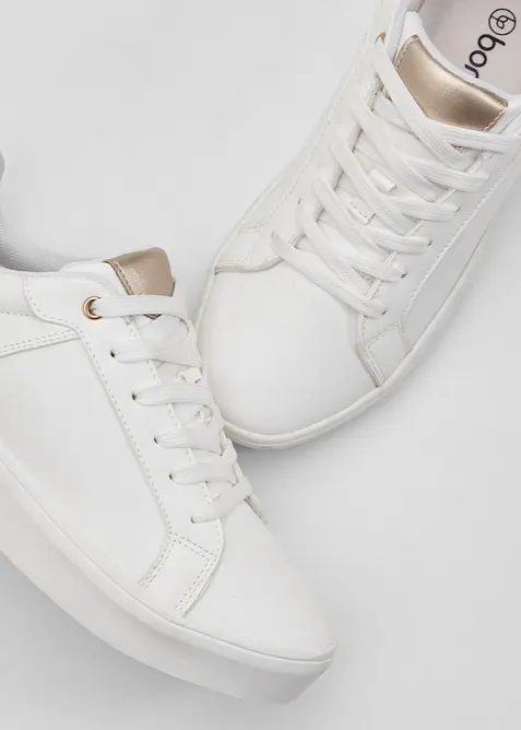 Sneaker mit gepolsterter Innensohle, bonprix