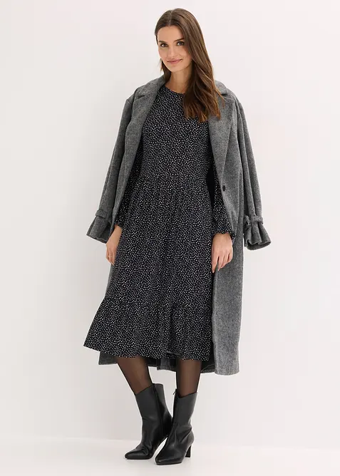 Midi-Jerseykleid aus Viskose-Mix, bonprix