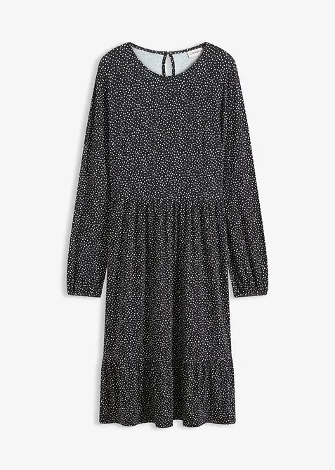 Midi-Jerseykleid aus Viskose-Mix, bonprix