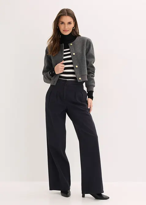 Pantalon en twill 100% coton, bonprix