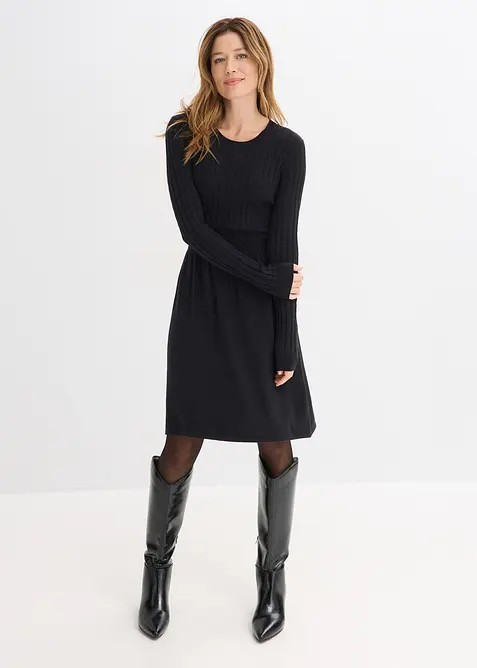 Strickkleid aus Viskose-Mix, bonprix