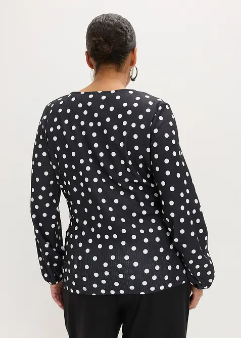 Langarmshirt aus strukturiertem Jersey, bonprix