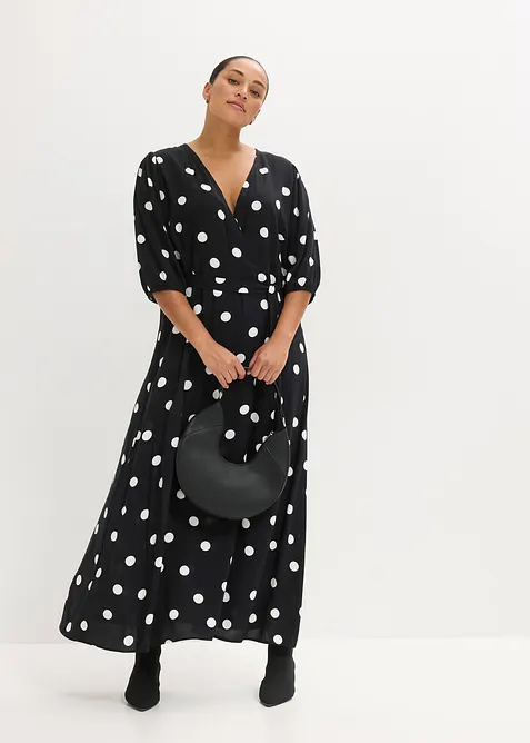 Maxikleid aus flie&szlig;ender Viskose, bonprix