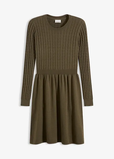 Strickkleid aus Viskose-Mix, bonprix