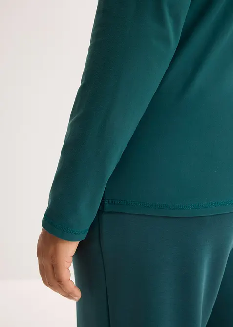 Thermo Funktionsjacke mit halben Rei&szlig;verschluss, schnelltrocknend, bonprix