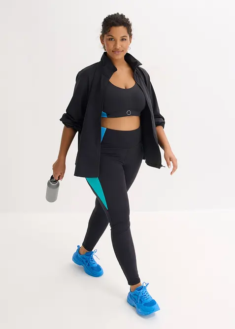 Oversized Sport-Jacke aus stabilem Baumwollgriff, bonprix