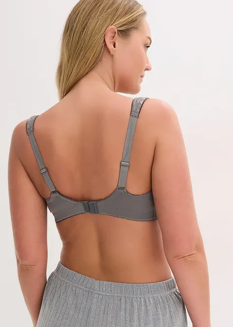 Entlastungs-BH ohne B&uuml;gel mit gepolsterten Tr&auml;gern (2er Pack), bonprix