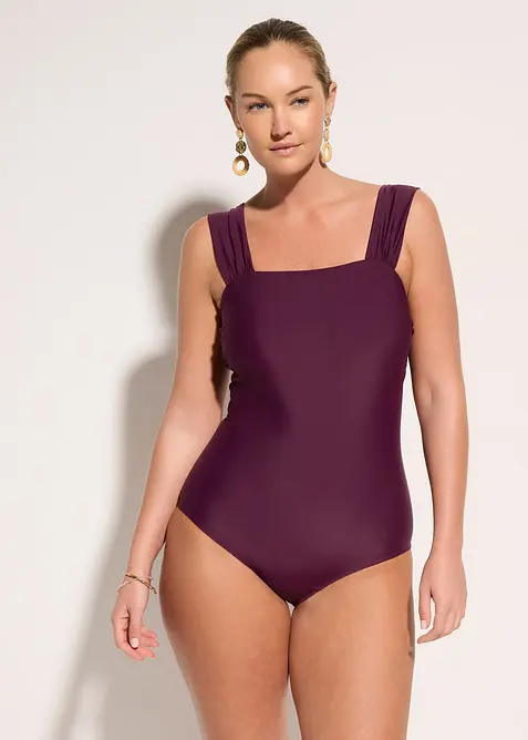 Medium Shape-Badeanzug mit breiten Tr&auml;gern, bonprix