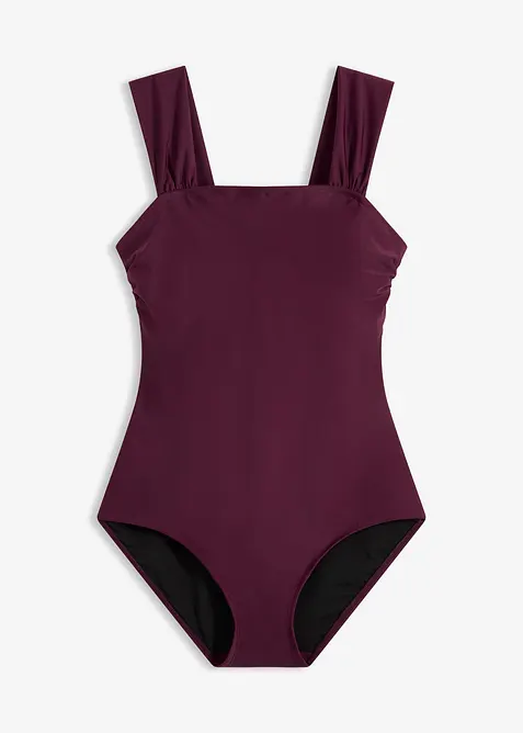 Medium Shape-Badeanzug mit breiten Tr&auml;gern, bonprix